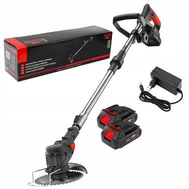 Акумуляторний тример для стрижки живоплоту Red Technic 1000 Вт, 15 см, з регулюванням довжини