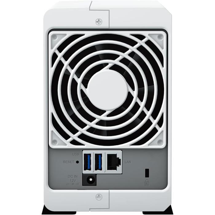 Synology DS223J 2-байтовий NAS для дому, білий (8TB)