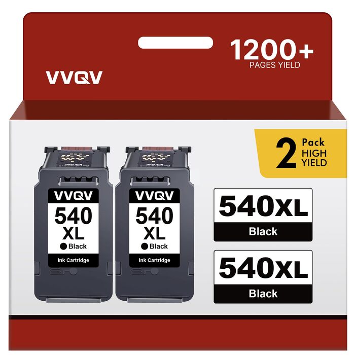 Картриджі для принтера Canon PG-540 XL чорний (Multipack), сумісні з серіями Pixma TS5150, TS5151, MG3650, MG3600, MG4200, MG3550