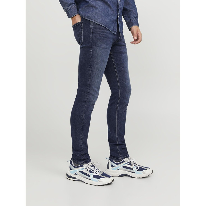 Джинси чоловічі JACK & JONES Jjiglenn Original AM 817 Noos (36W/32L, блакитний денім, класичний крій)