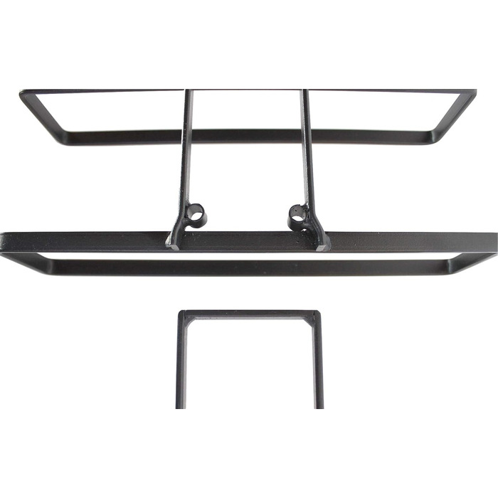 DanDiBo Wine Rack Metal Black Wall Mount 4-Wine Expandable Bottle Stand Bottle Shelf Bottle Holder Wall (4 Bottles / 1 pc)