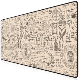 Ігровий килимок для миші CSL XXL (900x400 мм) Alchemy Magic — великий килимок на весь стіл для геймерів, сумісний з Razer, Logitech, Roccat