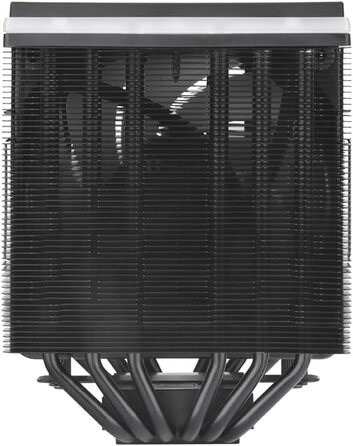 Thermaltake ASTRIA 600 ARGB - Потужний кулер CPU з двома баштами, 2x120mm PWM вентилятори, 6 теплових трубок Direct Contact, 265W TDP, тихий (26,8 dBA), 5V ARGB Sync, підтримка Intel LGA1851/1700, AMD AM5/AM4