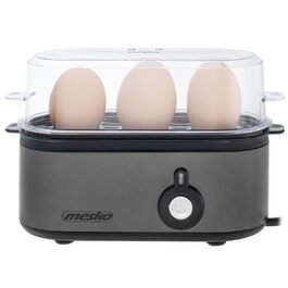 Електричний яйцеварка Mesko MS 4485: 1-3 яйця, напівтверді/тверді, режим приготування, мірний стакан, індикатор, автовимкнення