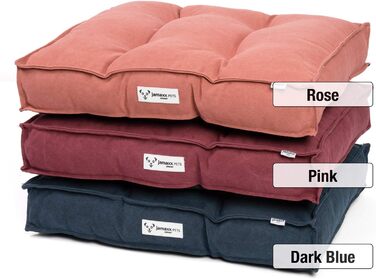 Килимок для собак JAMAXX з м'якою наповнювачем, знімний чохол, килимок для собак, лежанка для собак, темно-синій, 65x55 см