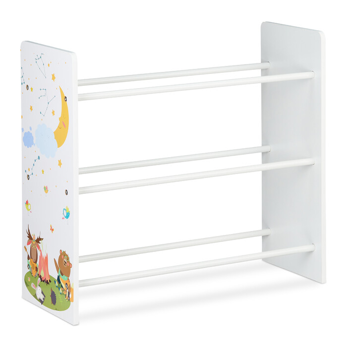 Relaxdays Children's Shelving Unit with 9 Boxes and Motif