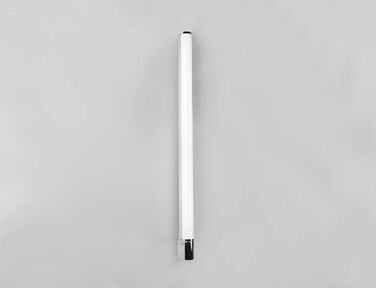 Trio Leuchten LED Bathroom Wall Light Piera 284074206, colored plastic, includes 8 Watt LED, switch, socket, (Chrome, Width 119cm)