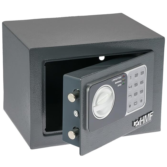 Малий меблевий сейф HMF 46126-11 з кодовим замком, антрацит (23 x 17 x 17 см)