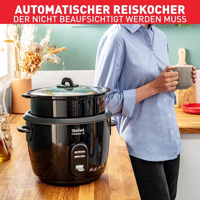 Мультиварка Tefal RK8121 45 в 1: Режимів приготування, LCD-дисплей, 5л, нержавіюча сталь, книга рецептів
