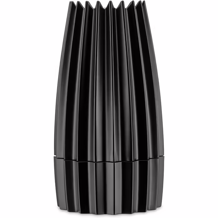 Alessi WAL03 B Salt/Pepper/Spice Grinder - Cast Aluminum, Black, 7.50 x 7.50 x 14.20 cm