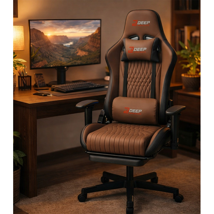 Ігрове крісло Hedo Gaming 100094, штучна шкіра
