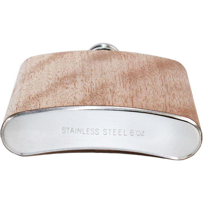 Дерев'яна фляга - ідеальний подарунок для туризму, альпінізму, катання на лижах та подорожей (для чоловіків та жінок)