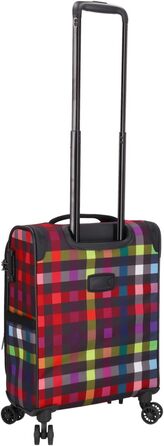 Чемодан-валіза Kenorada SoftLITE 4w, 55 см, ручна поклажа, багатобарвний, з TSA замком