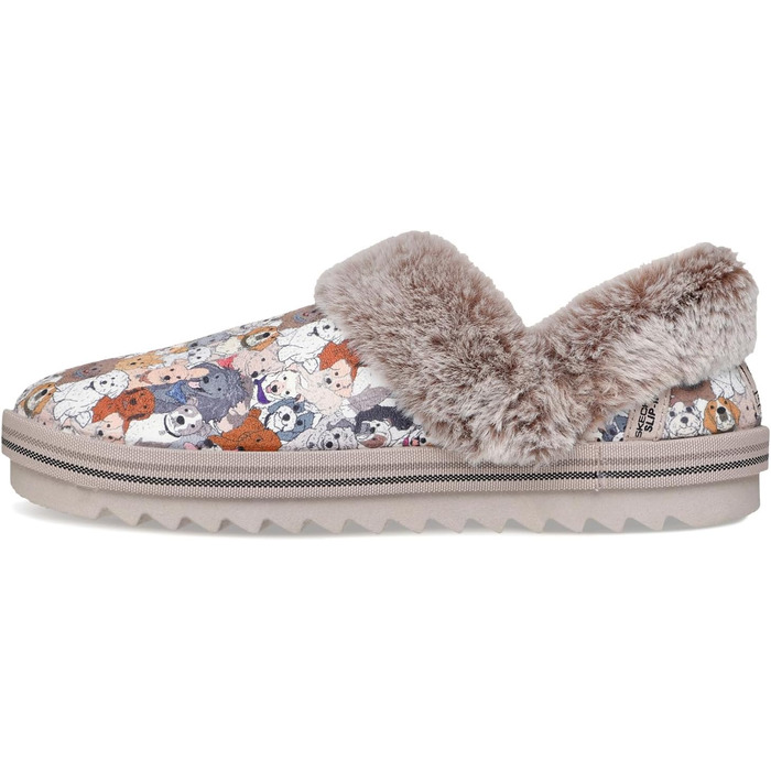 Skechers Bobs Cozy Kiss Paw Jams - Домашні тапочки для жінок, 40 EU, Коричневий/Багатобарвний