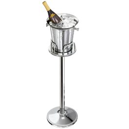Ескірнер з нержавіючої сталі для барів, вечірок, весіль. Утримує 3-6 годин. Золотий, 3FT (срібло)