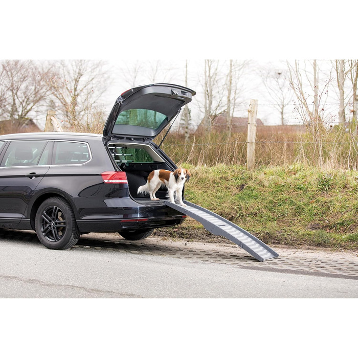 Рампа для собак Trixie Petwalk, 38x100 см, чорна, складна