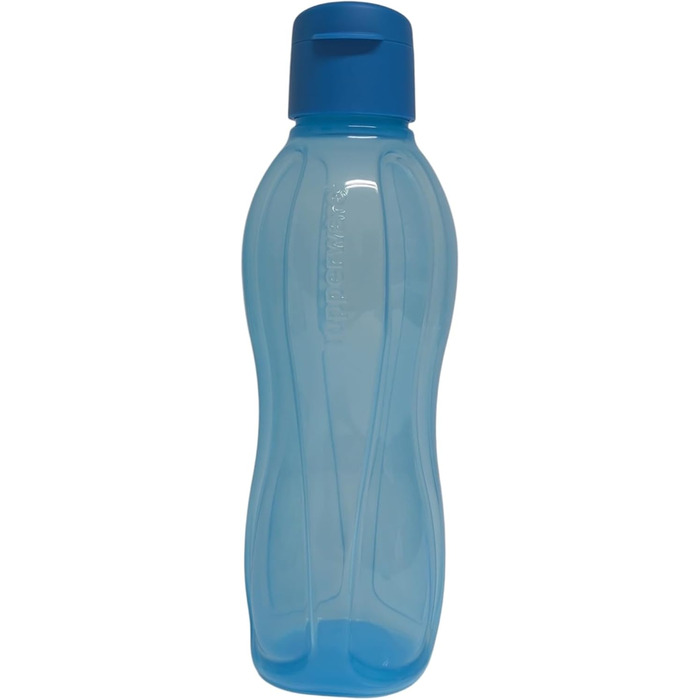 Tupperware To Go Eco 1000ml Eco Easy Flip Top Drinking Bottle EcoEasy XL 1 Liter (Dark Turquoise)