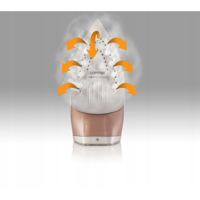 Парова праска Gorenje SIH3200WR 3200 Вт, керамічна підошва, система крапельного стопу