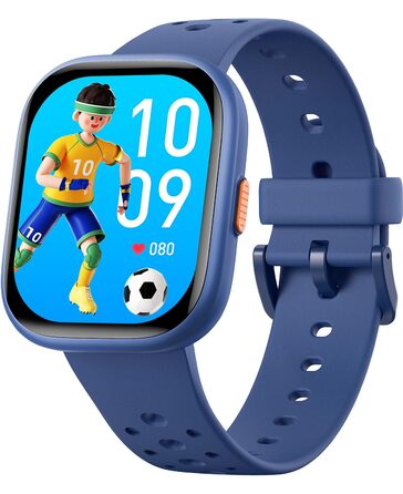 Дитячий розумний годинник Kinder Smartwatch для дівчаток та хлопчиків, водонепроникний (IP68), фітнес-трекер з пульсометром, монітором сну, іграми-пазлами та додатком, подарунок для підлітків 6+ (блакитний)