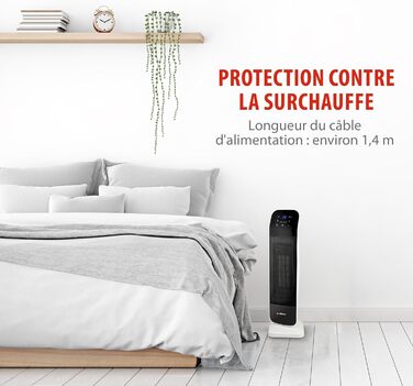 Електричний обігрівач та вентилятор Alpina - Турбо вентилятор з пультом та таймером, 2000W