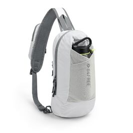 G4Free Сумка через плече/рюкзак, RFID-захист, з передньою кишенею, для походів, для щоденного використання, з нагрудною кишенею, білий, для жінок та чоловіків