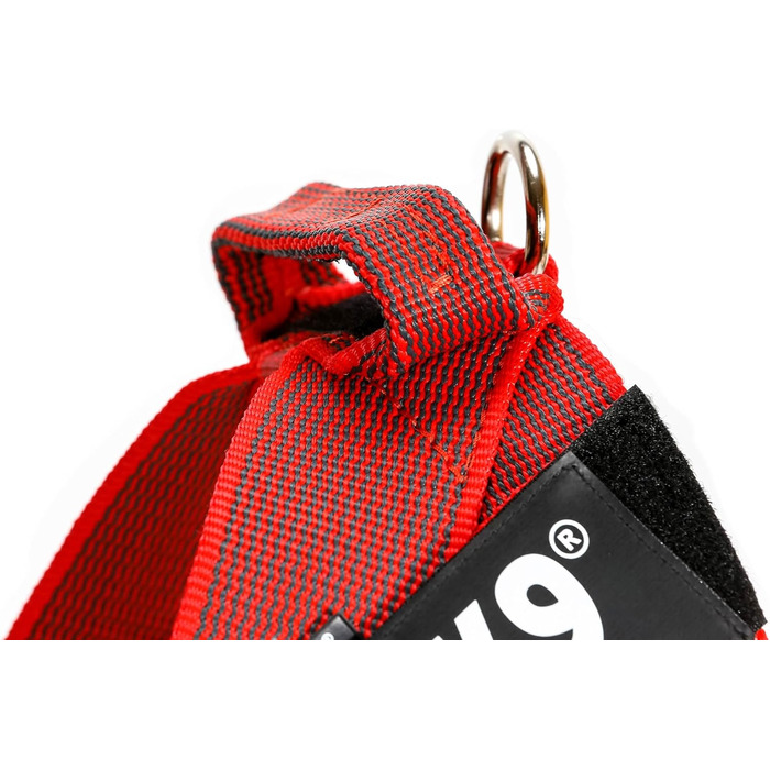 Шлейка Julius-K9 IDC® Color & Gray® для собак, велика (розмір 1), червоно-сіра
