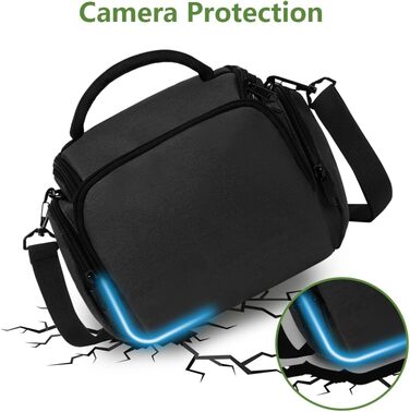 Сумка для камери Ainiv: фотосумка для DSLR/SLR камер Canon, Nikon, Sony (зелена/чорна)