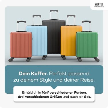 Чемодан великий 77см, 100L, TSA замок, жорсткий корпус, подвійні колеса, валіза на колесах, блакитний колір