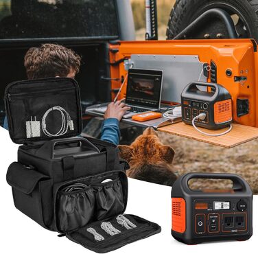 Сумка LEFOR·Z для портативних електростанцій Jackery, Anker, EcoFlow, Bluetti (Explorer 240, 500, 1000, Solix, River 2, EB3A) - Large, до 1000W