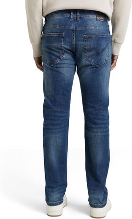 Джинси чоловічі TOM TAILOR Aedan Straight Stretch 36W/32L Mid Stone Wash Denim