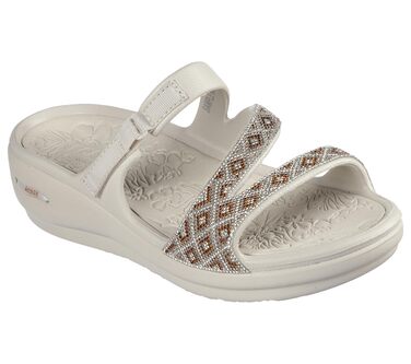 Босоніжки Skechers Arch Fit Ascend - Show Stopper на танкетці, 40 EU, натуральна шкіра