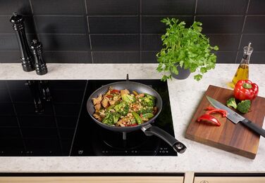 Fissler Adamant: Сковорода з антипригарним покриттям 24+28 см, алюмінієва, для індукції (Classic)