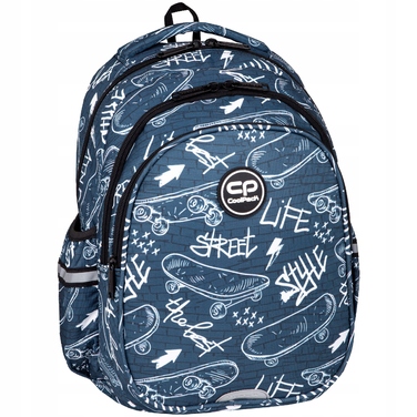 Багатофункціональний шкільний рюкзак CoolPack, багатоколірний, 21 л