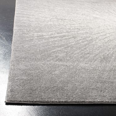 Килим SAFAVIEH для вітальні, їдальні, спальні - колекція Evoke, короткий ворс, 122 x 183 см (темно-сірий/слонова кістка, прямокутний)