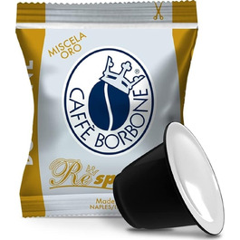 Кавові капсули Caffè Borbone Oro Gold-суміш, сумісні з Nespresso, 50 шт по 5.4 г
