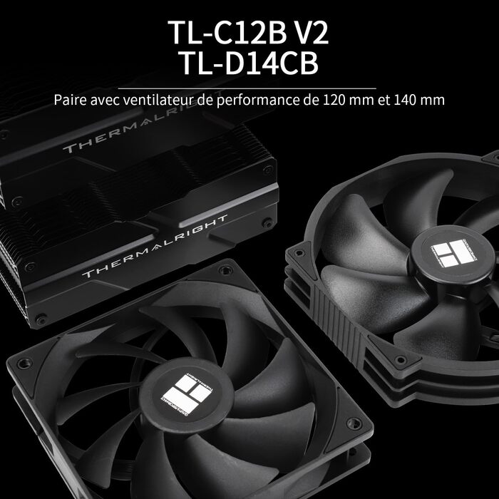 Thermalright Peerless Assassin 140 - Кулер для CPU з 6 тепловими трубками, чорний, для AM5/AM4 та Intel LGA 1700/1851/1150/1151/1200