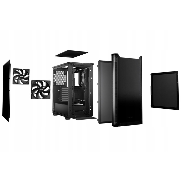 Корпус для комп'ютера be quiet! Pure Base 501 Midi Tower, чорний