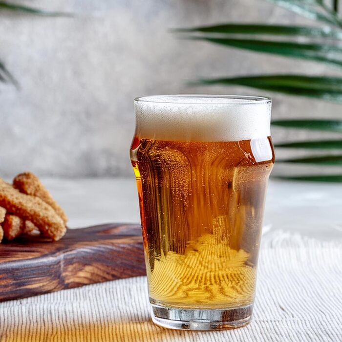 Набір пивних келихів Glasmark KROSNO 1992, 6 шт, 300 мл для Pils, Stout, Ale – скляні келихи для пива, можна мити в посудомийній машині