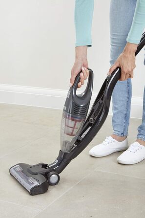 Акумуляторний пилосос BLACK+DECKER BHHV315B-QW Lithium Dustbuster з циклонною технологією та щілинною насадкою, безмішковий, білий/синій