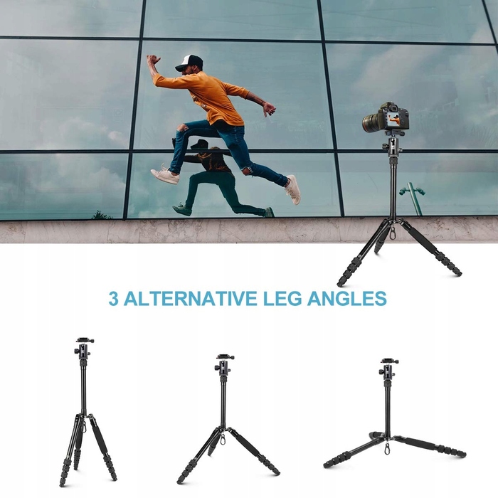 Подорожній штатив-тринога з кульовою головкою, 140 см