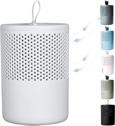 Безструмний осушувач повітря AbsoDry до 25 м² - З наповнювачем, з переробленого пластику - Для вітальні, ванної, підвалу - Осушувач для квартири