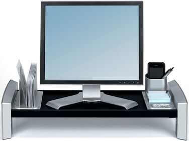 Підставка для монітора Fellowes Professional Series, чорна/антрацит, ергономічна робоча станція для плоских екранів