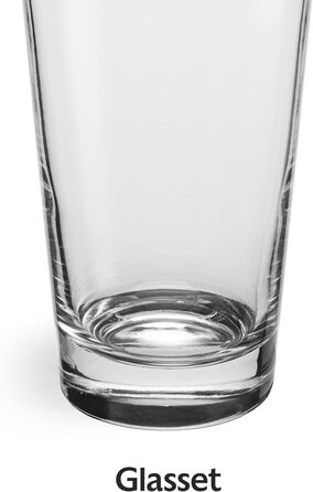 Набір склянок FLINT для пива та коктейлів 650 мл, 4 шт., прозорі, Classic Collection, для посудомийної машини