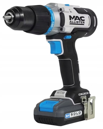 Ударний дриль-шурупокрут MacAllister 18V 50Nm, 1x2Ah