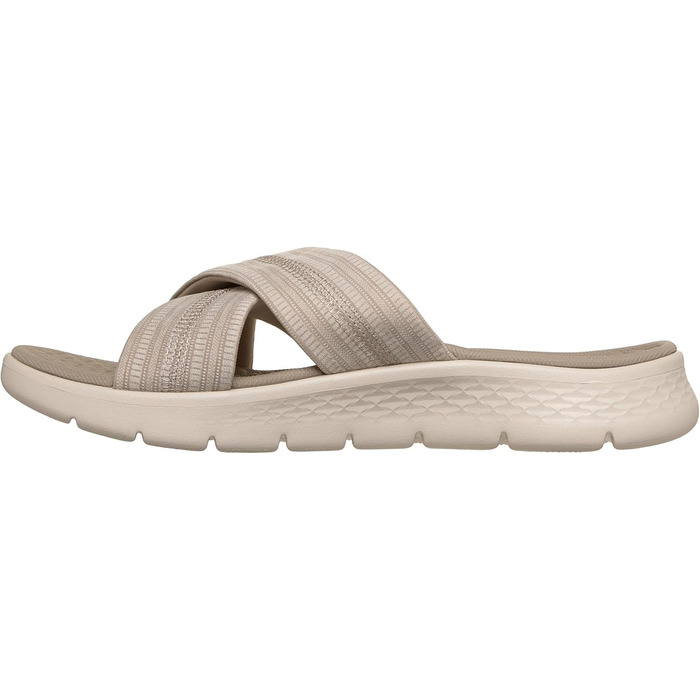 Сандалі жіночі Skechers Go Walk Flex Impressed коричневі (38 EU) - зручні для ходьби