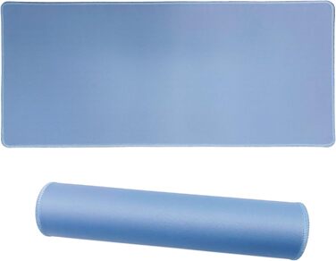 Великий ігровий килимок для миші з прошитими краями, 70x30 см, нековзна основа з натурального каучуку, для геймерів, комп'ютера, офісу, дому (IceblueJ)