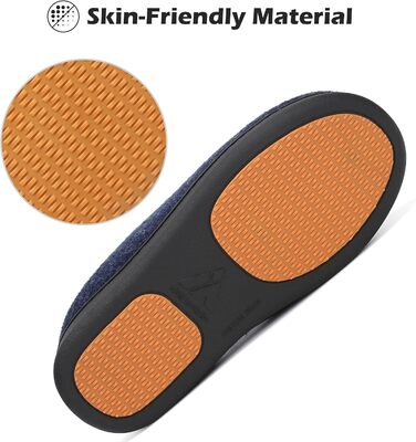 Тапочки домогосподарки Mishansha Herren для жінок, зимові, з піною пам'яті, антиковзаючі, розмір 36-49, темно-синій