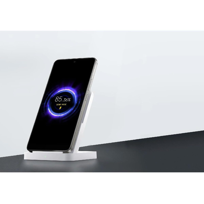 Бездротовий зарядний пристрій Xiaomi Stand Pro 50W BHR7560GL, білий - Швидка зарядка для телефону