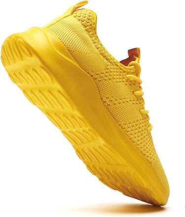 Жіночі кросівки: спортивні, для бігу, тенісу, хайкінгу, вуличної бігової, неслизькі, дихаючі, легкі (40 EU, жовті)