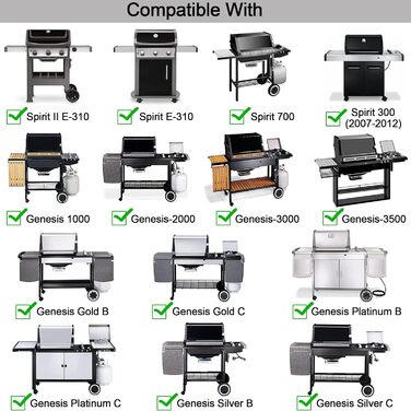 Решітка для гриля Weber Spirit I & II 200 210 220 310 320 (7637) - чавун, замінна частина